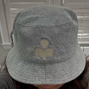 Isabel Marant Denim Bucket Hat